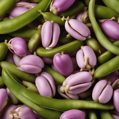 Lablab beans (with pods)