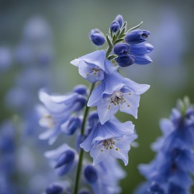 Larkspur infusion flowers