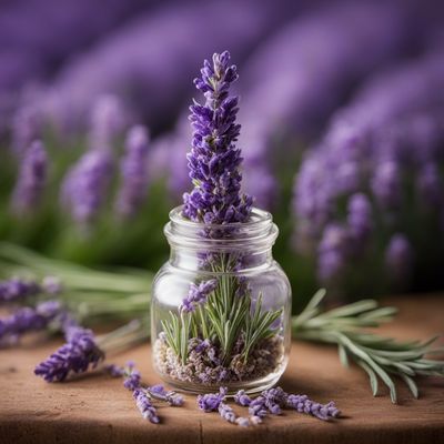 Lavender infusion flowers