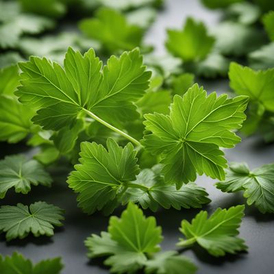 Lovage leaves