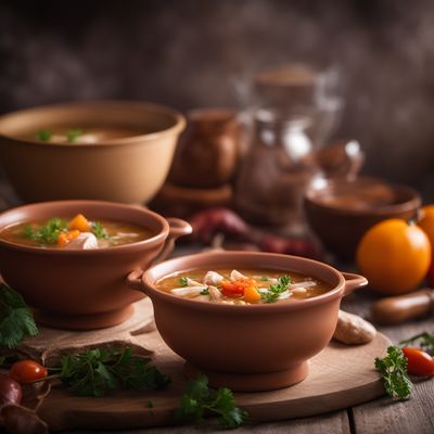 Meat/poultry soup, dry