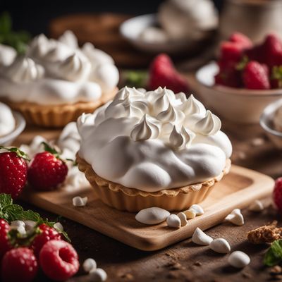 Meringue tart