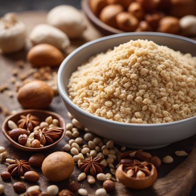 Mixed roasted flours for porridge-like food