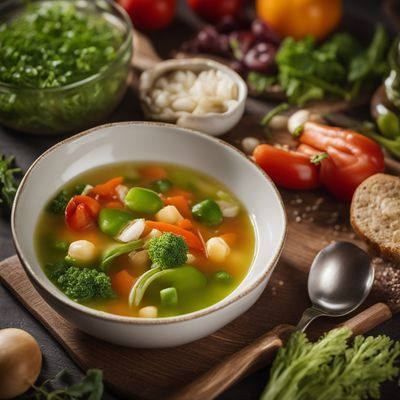 Mixed vegetables soup, dry