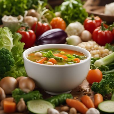 Mixed vegetables soup, dry