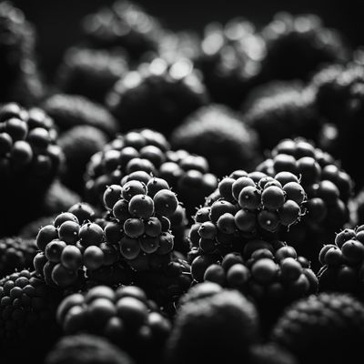 Mulberries (black and white)