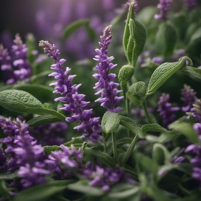 Other species and hybrids of genus Salvia, not elsewhere mentioned