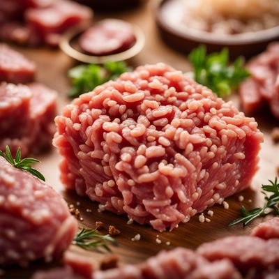 Pig minced meat