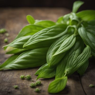 Plantain leaves