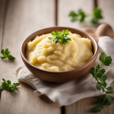 Potato puree from potatoes