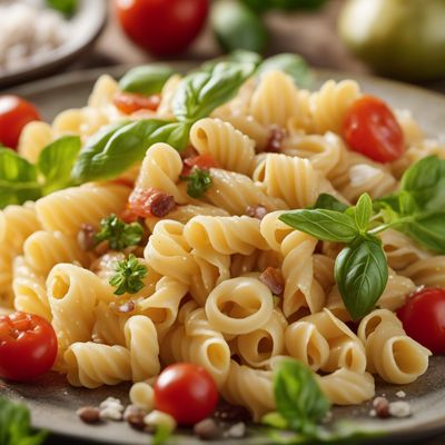 Prepared pasta salad