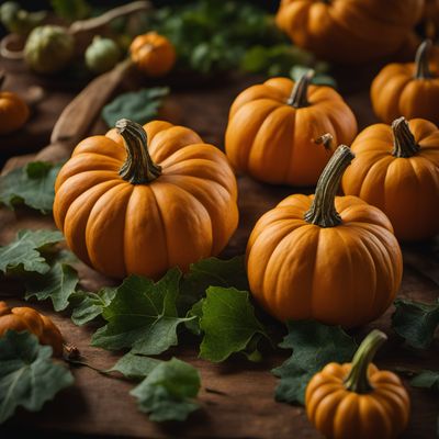 Pumpkin leaves