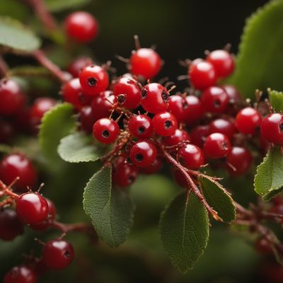 Red crowberries