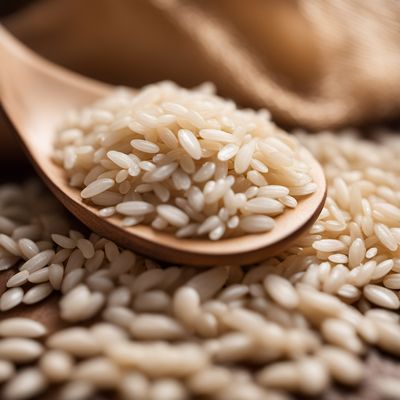 Rice grain, brown