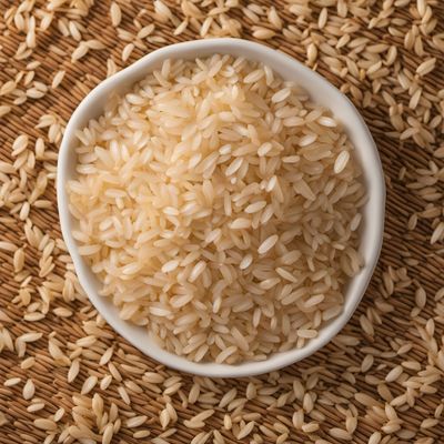 Rice grain, brown