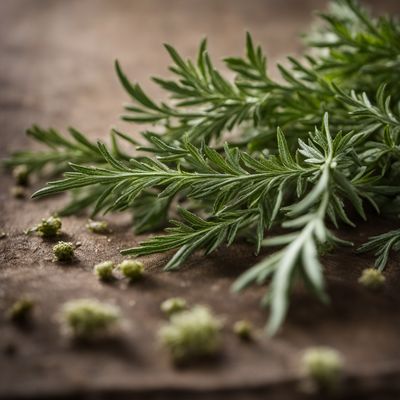 Roman wormwood infusion leaves