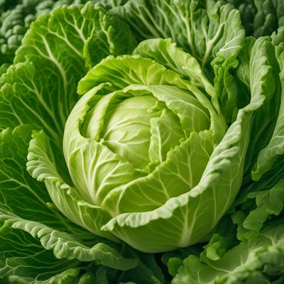 Savoy cabbages