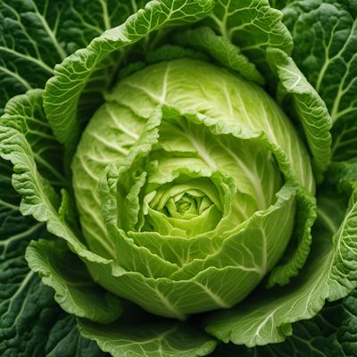 Savoy cabbages