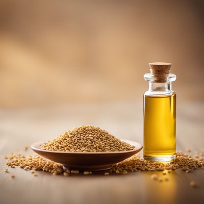 Sesame seed oil, edible