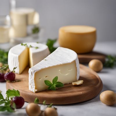 Soft-ripened cheese with bloomy rind (white mould) (brie, camembert type)