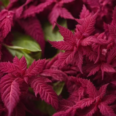 Spleen amaranth leaves