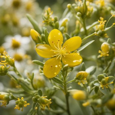 St. John's wort infusion flowers