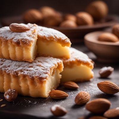 Sweet almond pastry mass