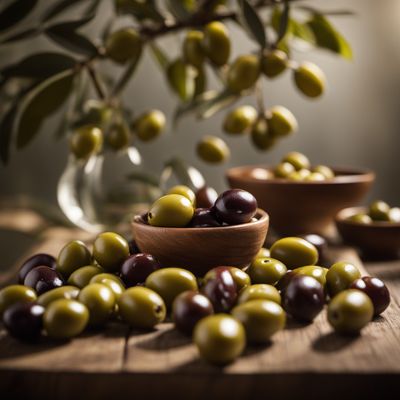 Table olives ready for consumption