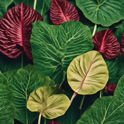 Taro leaves