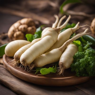 Tropical root and tuber vegetable dishes