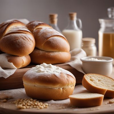 Wheat bread and rolls, white (refined flour)