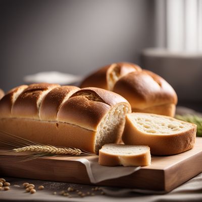 Wheat bread and rolls, white with soya