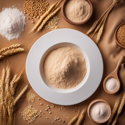 Wheat flour, brown