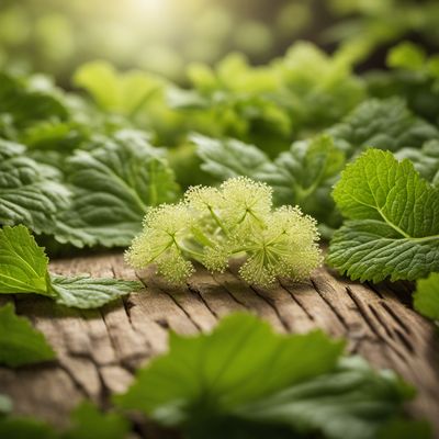 Wild angelica infusion leaves