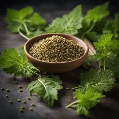 Wild angelica infusion leaves