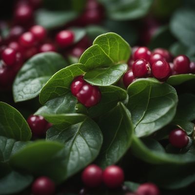 Wintergreen leaves