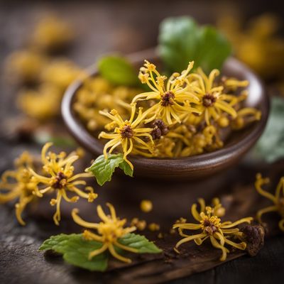 Witch hazel infusion leaves