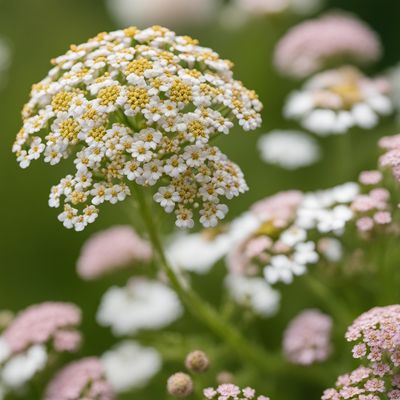 Yarrow infusion flowers