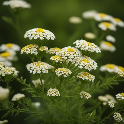 Yarrow infusion flowers