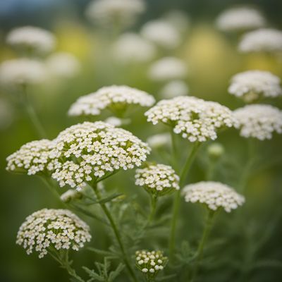 Yarrow infusion flowers