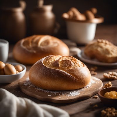 Yeast leavened bread doughs