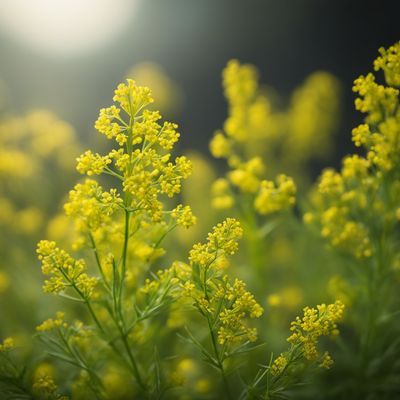 Yellow bedstraw infusion leaves