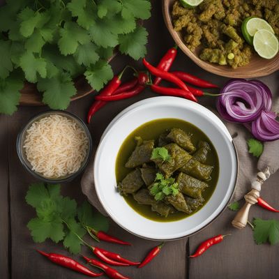 Acehnese Stuffed Grape Leaves (Tolma Aceh)