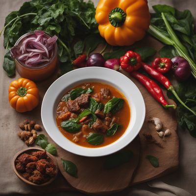 Achu Soup with Smoky Flavors