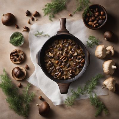 Acorn and Mushroom Galette