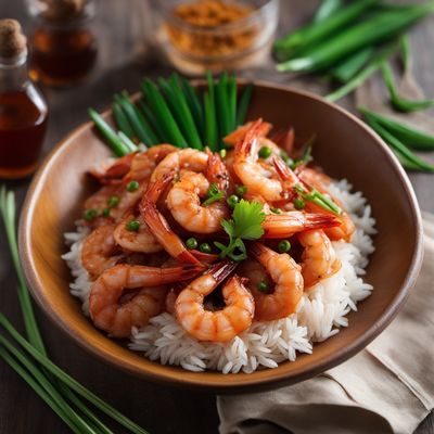 Adobo Shrimp with a Twist