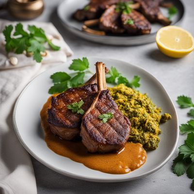 Afghan Lamb Chops with Spiced Yogurt Marinade