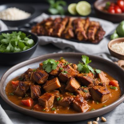 Afghan-style Spiced Tofu and Pork