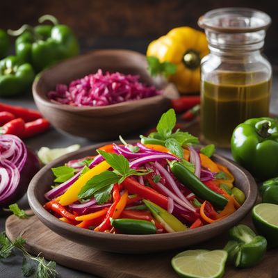 African-inspired Spicy Vegetable Salad