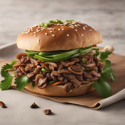 Ainu-inspired Loose Meat Sandwich